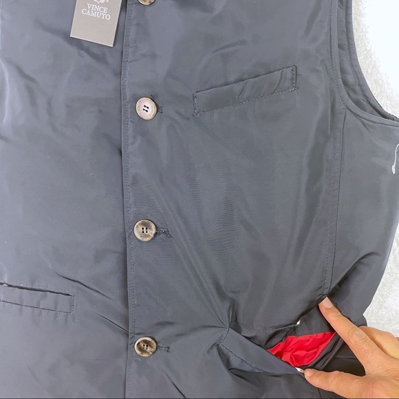 Vince Camuto New Navy with Red Lining Size Small - Picture 12 of 16